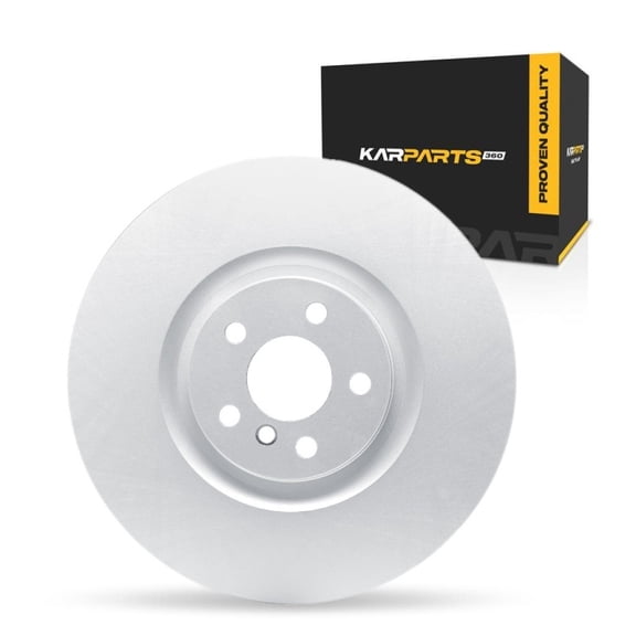 KarParts360 For BMW X2 2019 20 21 22 2023 Brake Rotor Front, Passenger Side | Cast Iron | Plain Rotor Style | 67 Millimeters/2.64 Inches Center Hole Diameter | 5 Stud/Lug Hole