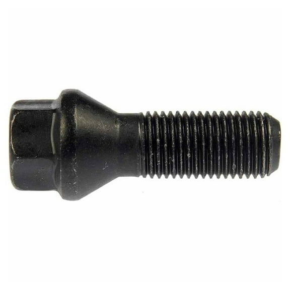 KarParts360 For BMW X3 2004-2010 Wheel Lug Bolt | Steel | Black | M14 Thread Diameter | Grade 8 Bolt | 22.7 Millimeters Flange Diameter | 17 Millimeters Hex Size | 36136758730, 36136781152