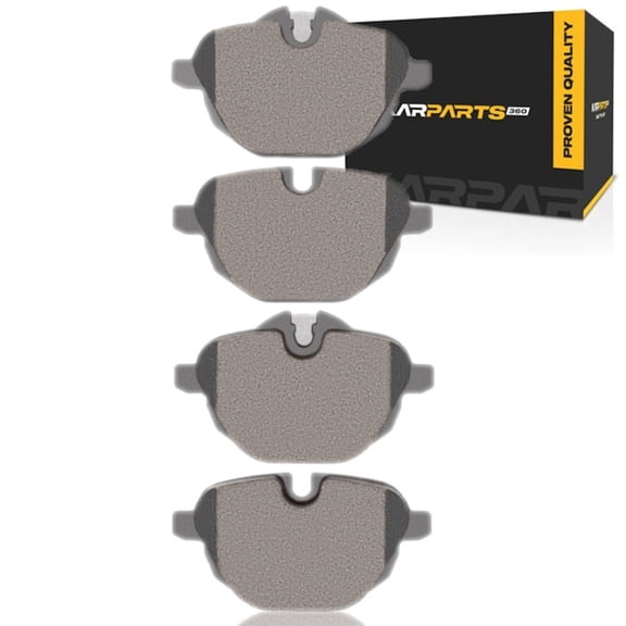 KarParts360 For BMW X3 2020 21 22 23 2024 Disc Brake Pads | 62.4 Millimeters / 2.46 Inches Inner Pad Height | 106.2 Millimeters / 4.18 Inches Inner Pad Width