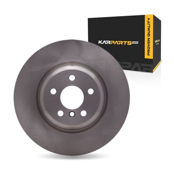 KarParts360 For BMW X3/530e 2018-2025 Disc Brake Rotor | 22.4 Millimeters / 0.88 Inches Discard Thickness | 345 Millimeters / 13.58 Inches Outside Diameter | 5 Stud/Lug Hole