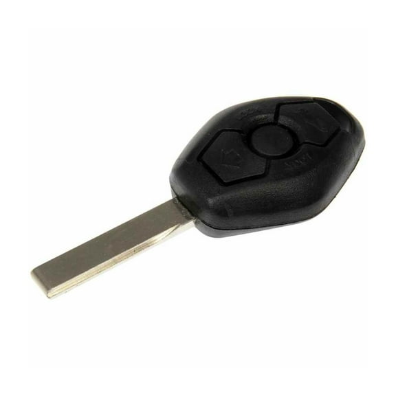 KarParts360 For BMW X5 2000-2006 Keyless Entry Transmitter Cover | Plastic, Rubber, Metal | Black | Lock, Unlock, Trunk Button Functions | 3 Buttons | Replacement For 66126933724, 66126933726