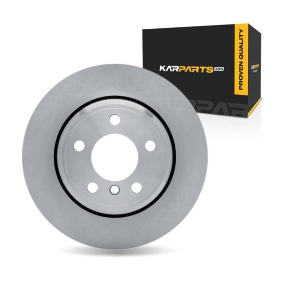 KarParts360 For BMW X5 2002 03 04 05 2006 Disc Brake Rotor | 18.4 Millimeters / 0.72 Inches Discard Thickness | 324 Millimeters / 12.76 Inches Outside Diameter | 5 Stud/Lug Hole