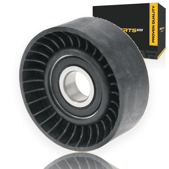 KarParts360 For BMW Z4 2006-2010 Accessory Drive Belt Idler Pulley | Black | Plastic | Gold Classification | 0.69 in. / 0.6875 mm Inside Diameter | Replacement For 19189978, 4591720AA