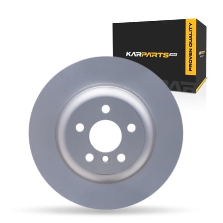 KarParts360 For BMW iX3 2021 2022 2023 2024 Brake Rotor Rear, Driver Side | Cast Iron | Plain Style | 18.4 Millimeters/0.72 Inches Discard Thickness | 330 Millimeters/12.99 Inches Outside Diameter