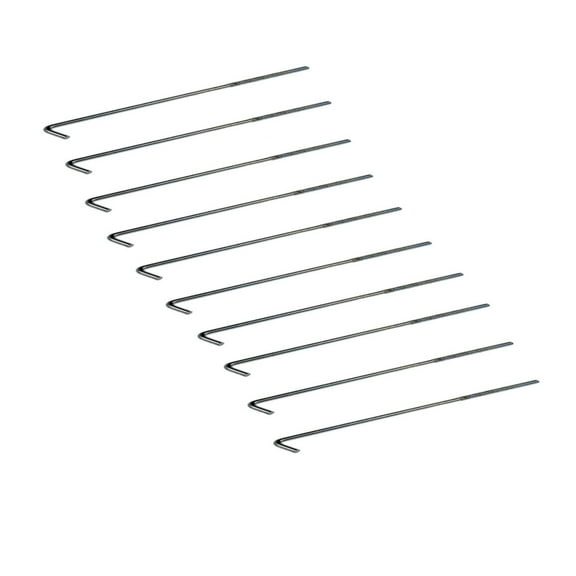 KarParts360 Battery Hold Down Bolt | Steel | Silver Color | Coarse Thread Type | Nut Included | 0.25 Inches Thread Diameter