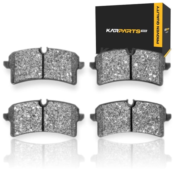 KarParts360 For Bentley Mulsanne 2011-2020 Disc Brake Pads | Rear | Low Metallic Friction | 62.2 mm / 2.45 in. Inner Height | 131.1 mm / 5.16 in. Inner Pad Width