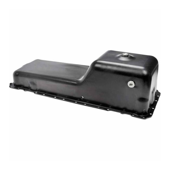 KarParts360 For Blue Bird Commercial Bus 2005 2006 2007 Engine Oil Pan | Steel | Black Anti-Rust Painted Color | 22 Qt. Capacity | 12.49 Inches Maximum Width | Replacement For 175-3230