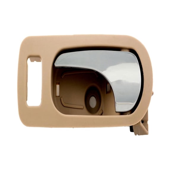 KarParts360 For Buick Allure/LaCrosse 2005 06 07 08 2009 Interior Door Handle Driver Side | Front | Beige Housing | Plastic, Metal | Chrome | Clip-on And Screw On Attachment Type | Rectangle Shape