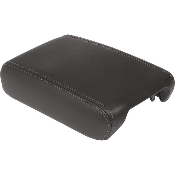 KarParts360 For Buick Enclave 2013 14 15 16 2017 Console Lid | Plastic, Leather | Clips Attachment Method | Black | 3 inches Depth | Excluded Lockable | Replacement For 22905370