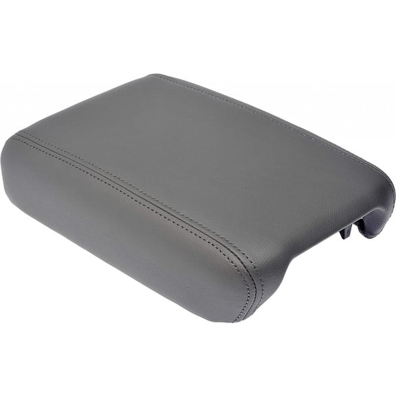 KarParts360 For Buick Enclave 2013 14 15 16 2017 Console Lid | Plastic, Leather Material | Clips Attachment Method | Gray Color | 3 inches Depth | 1 Console Lid | 4 Clips | Replacement For 22905366