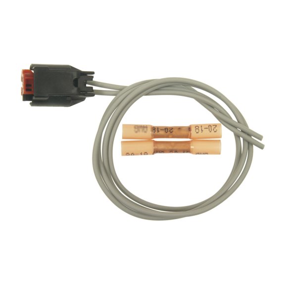 CarLights360 For Buick Encore 2013-2022 Electrical Connector | Plastic | Metal Contact Terminal Material | Blade Terminal | Push On Attachment Method | Oval Connector | Replacement For 19149296