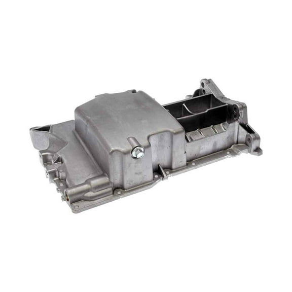 KarParts360 For Buick LaCrosse 2010-2016 Engine Oil Pan | Aluminum | Metallic Finish | Gray Color | Wet Sump Type | Center Sump Location | M12 By 1.75 Drain Thread Size | For 12578193, 12601240