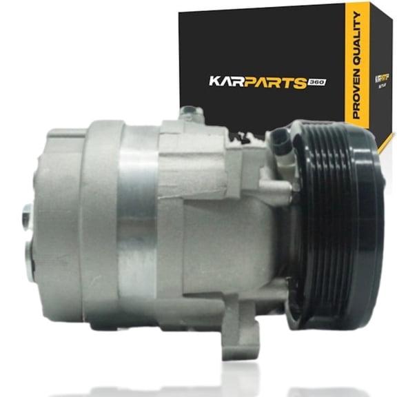 KarParts360 For Buick Park Avenue 1996-2005 Compressor | 1 PIN Connector Type | PAG Oiling Type | 12 Coil Voltage | 2 O-Ring | Replacement For 89018865, 89018898