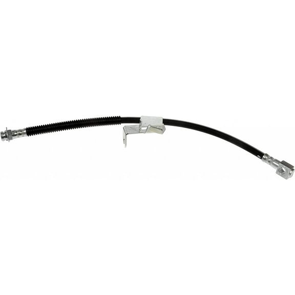 KarParts360 For Buick Park Avenue 1997-2005 Brake Hydraulic Hose | Stamped Steel Bracket | Black Color | With Bracket | Flexible Hose Type | Treated Steel End 1 Fitting Material | 17999469, 17999555