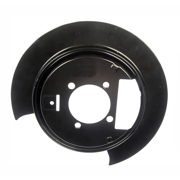 KarParts360 For Buick Rainier 2004 2005 2006 2007 Brake Dust Shield Rear | Steel | Disc Brake Type | Black Color | 4 Lug Hole | 4 Mounting Hole | Rust Resistant | Replacement For 8893588, 88935987