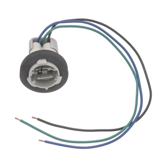 KarParts360 For Buick Regal 1990 91 92 93 1994 Electrical Socket | Gray Color | Blade Plug Terminal | Snap Fit Attachment Method | Round Connector | 1 Female Connector