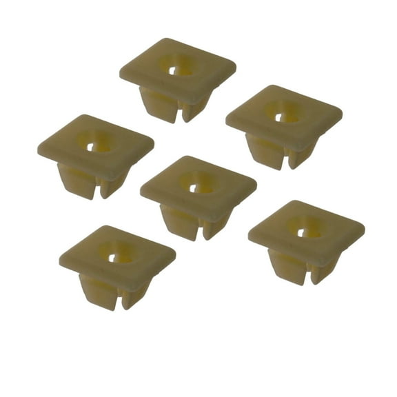 KarParts360 For Buick Skylark 1992 Multi-Purpose Retainers | Nylon Material | White | 5/8 Inches By 5/8 Inches Head Diameter | 6 Pieces | Replacement For 3907444