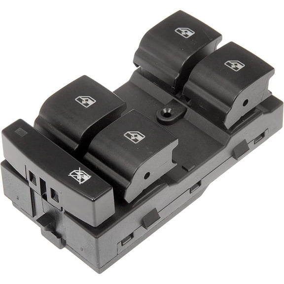 KarParts360 For Buick Verano 2015 2016 2017 Power Window Switch | Plastic | Black | Pin Type | Male Terminal | Male Connector | 8 Pieces Terminal | Replacement For 13305373
