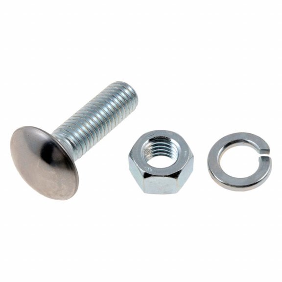 KarParts360 Bumper Bolt Kit | Made Of Stainless Steel | Clear | Zinc Finish | 1/2-13 By 1-3/4 Callout Size | With Washer And Nut