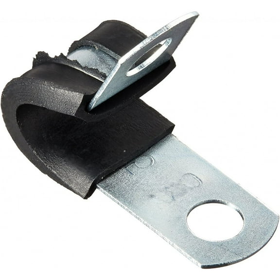 KarParts360 Cable Clamps | Metal | Natural/Zinc-Plated | Screw Attachment