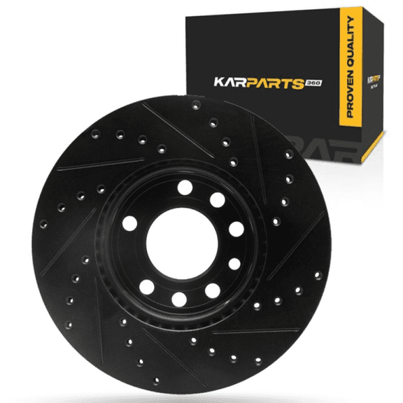 KarParts360 For Cadillac BLS 2007 2008 Brake Rotor | Black | 24.8 Millimeters / 0.98 Inches Nominal Thickness | 285 Millimeters / 11.22 Inches Outside Diameter | 5 Stud/Lug Hole