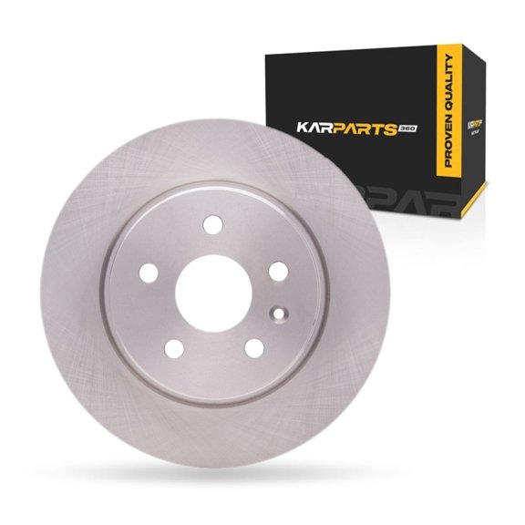 KarParts360 For Cadillac CT5 2020-2026 Disc Brake Rotor Rear | Cast Iron | Vented | 21.5 Millimeters/0.85 Inches Discard Thickness | 23 Millimeters/0.91 Inches Nominal Thickness | 5 Stud/Lug Hole