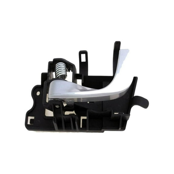 KarParts360 For Cadillac CTS 2004 2005 2006 2007 Interior Door Handle Driver Side | Front Or Rear | Plastic Material | Smooth Finish | Silver Lever | Lockable | Replacement For 25759731