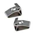 thumbnail image 1 of KarParts360 For Cadillac CTS 2011 2012 2013 2014 Valance Clips Rear | Steel Material | Silver | Clip Fastener | 0.34 Inches Fastener Hole Size | 0.68 Inches Overall Length | 2 Pieces | For 11562364, 1 of 4