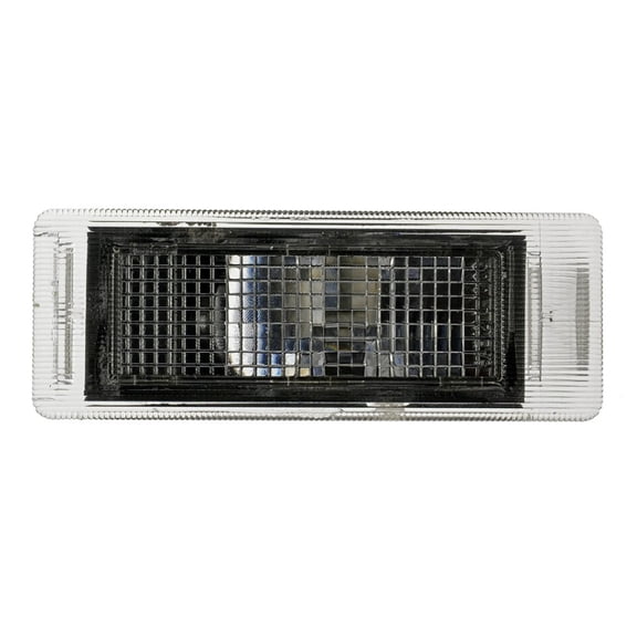 KarParts360 For Cadillac CTS 2011-2019 License Plate Light Lens | Plastic Material | Clear Finish | Black | Irregular Shape | Bulb Excluded | Replacement For 13502178