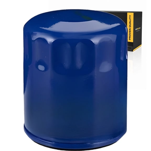 KarParts360 For Cadillac CTS 2014 15 16 17 18 2019 Oil Filter | Blue Housing | Canister Filter | 253.8 Burst Pressure | 70.1 mm Gasket Outside Diameter | 0.28 in. / 7 mm Gasket Thickness