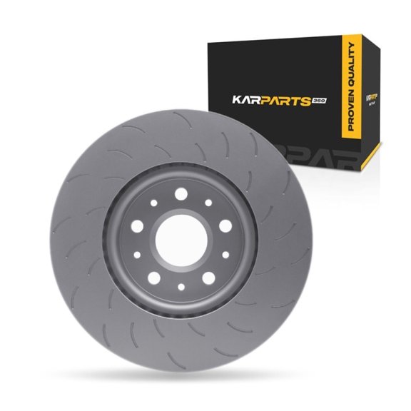 KarParts360 For Cadillac CTS 2015 16 17 18 2019 Disc Brake Rotor Front, Driver Side | Cast Iron | Coated | 27 Millimeters/1.06 Inches Discard Thickness | 321 Millimeters/12.64 Inches Outside Diameter