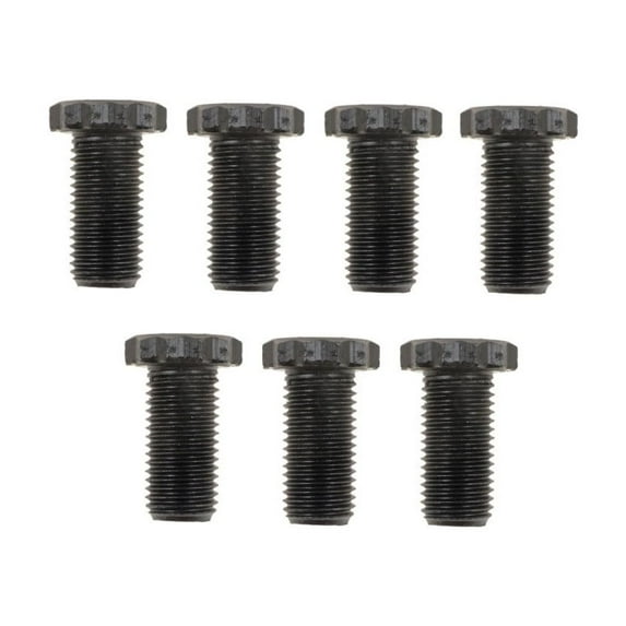 KarParts360 For Cadillac Commercial Chassis 1993 Flywheel Bolts | Steel | Hex Bolt Head Type | 7/16-20 By 1 Callout Size | 7/16 Thread Diameter | 20 Inches Thread Pitch