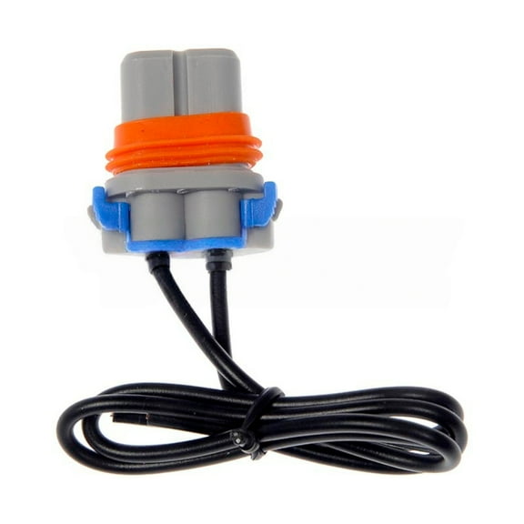 KarParts360 For Cadillac DeVille 1997 1998 1999 Headlight Socket | Plastic Terminal | Spade Type | Female Terminal | 2 Pieces Wire | Replacement For 12101897