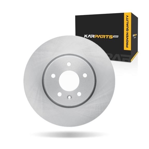 KarParts360 For Cadillac ELR 2014 2015 2016 Disc Brake Rotor Front | Cast Iron | Vented | 27 Millimeters/1.06 Inches Discard Thickness | 30 Millimeters/1.18 Inches Nominal Thickness | 5 Stud/Lug Hole