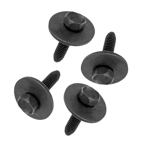 KarParts360 For Cadillac Eldorado 1990-2002 Body Bolts | Steel Material | Phosphate Finish | Black | Body Bolt Fastener | Hex Head Drive | Medium Thread | 4 Pieces | Replacement For 11503982, 1160998