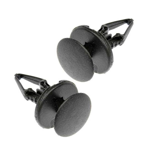 KarParts360 For Cadillac Eldorado 1992-2002 Cover Retainers | Plastic Material | Black Color | Push Rivet Fastener Type | 0.629 Inches Face Diameter | 5/8 Inches Head Diameter | 11589290, 14019205