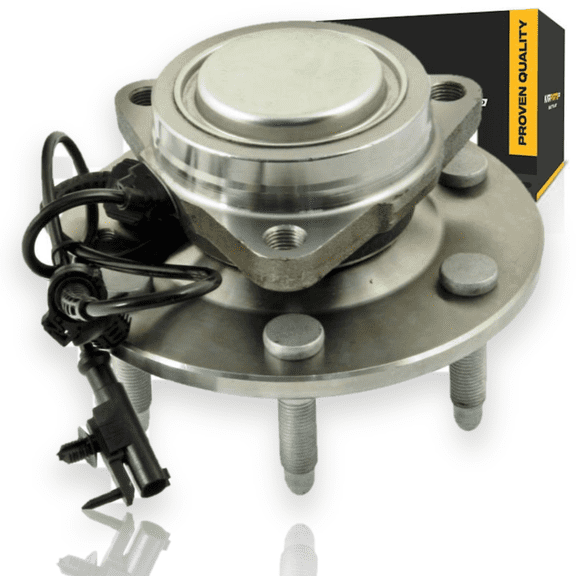 KarParts360 For Cadillac Escalade 2007-2014 Wheel Bearing and Hub Assembly Front, Driver OR Passenger Side | Single Piece | Encoder Anti Lock Braking System | 4.7244 Bolt Circle Diameter