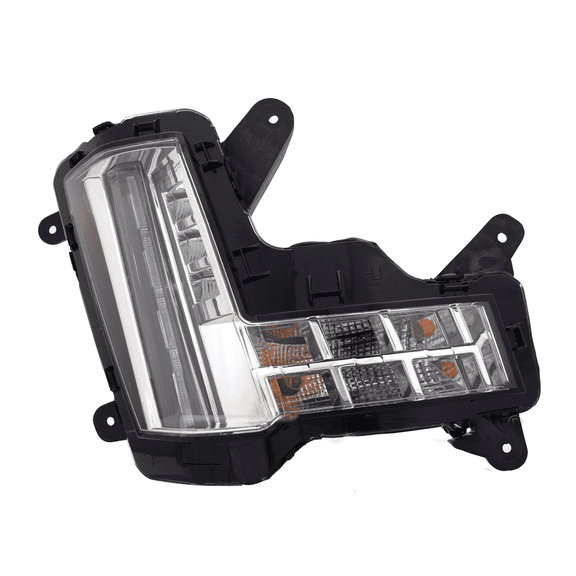 KarParts360 For Cadillac Escalade ESV/Escalade 2015 16 17 18 19 2020 Turn Signal Light Passenger Side | Front | CAPA | Clear Lens | PP Plastic | Screw-In | PC Plastic Lens | With Bulbs | GM2531139C
