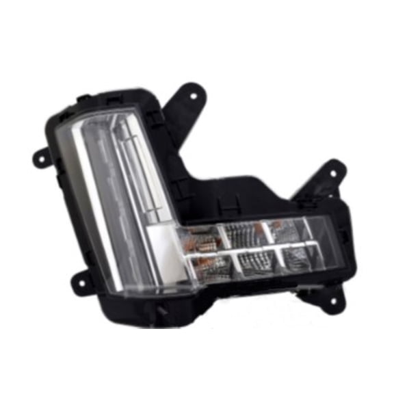 KarParts360 For Cadillac Escalade/Escalade ESV 2015 16 17 18 19 2020 Turn Signal Light Passenger Side | Front | CAPA | Clear Lens | w/LED Daytime Running Light/Bulbs | GM2531138, GM2531138C | 8457558