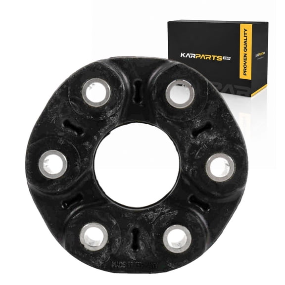 KarParts360 For Cadillac SRX 2005 06 07 08 2009 Drive Shaft Coupling | Rubber | Black | Black Coupler | Rubber/Steel Coupler Material | 6 Lug Hole | 1.378 Inches Thickness