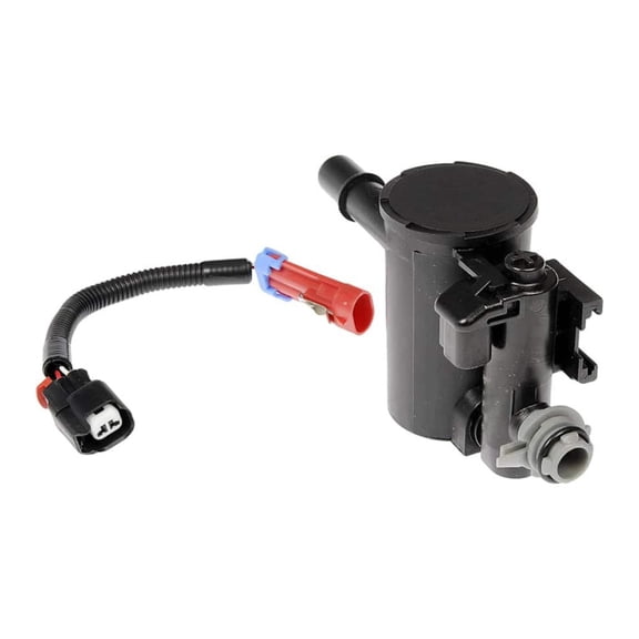 KarParts360 For Cadillac SRX 2010-2016 Vapor Canister Vent Solenoid | Plastic Housing Material | Black Color | Blade Terminal | Male Connector | With Wire Harness | Replacement For 13575702, 25949889