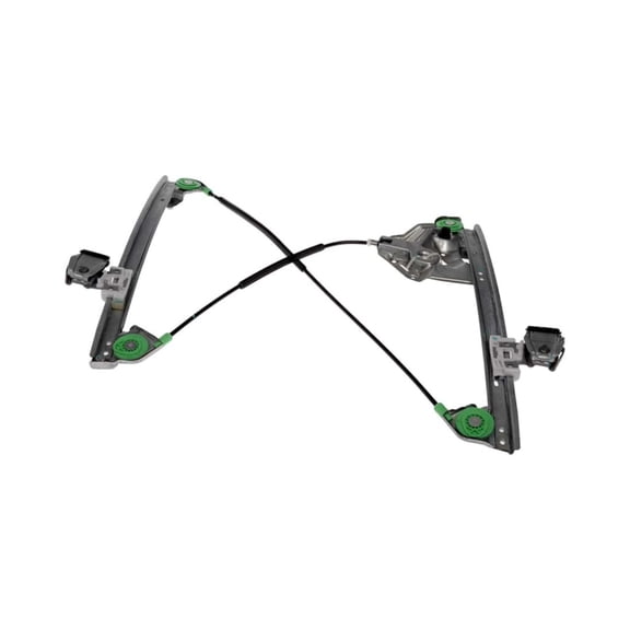 KarParts360 For Cadillac STS 2005-2011 Window Regulator | Metal; Plastic Cable | Bolt On Attachment Type | Plastic Gear | Electric Window Operation Type | Excluded Motor | For 25709968, 25999739