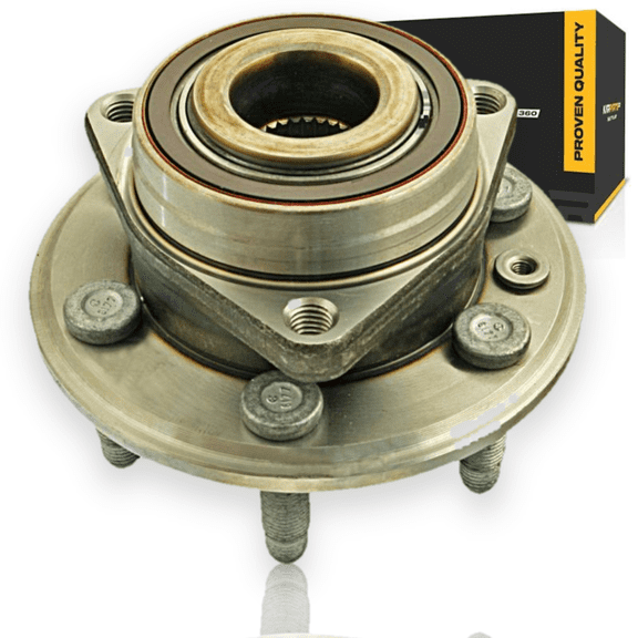KarParts360 For Cadillac XT5 2017-2025 Wheel Hub and Bearing Assembly Rear | Encoder Anti Lock Braking System | Gold Classification | Triangular Flange | 12 mm Flange Bolt Hole Diameter