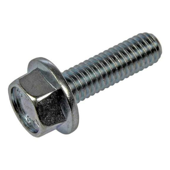 KarParts360 Cap Screw Flanged Hex Heads | Steel | Zinc | Hex Head Drive | Coarse Thread | M6-1.0 By 20MM Callout Size