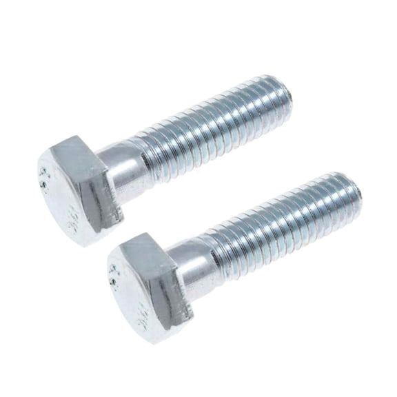 KarParts360 Cap Screws | Steel Material | Zinc Finish | Hex Head Drive | Silver | Coarse Thread | Class 8.8 Callout Size | 2 Pieces