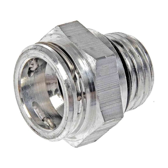 KarParts360 For Chevy Avalanche 1500 2002 03 04 05 2006 Transmission Oil Cooler Line Connector | Aluminum Material | Straight Fitting Angle | 0.375 Inches End 1 Outside Diameter | For 19210848