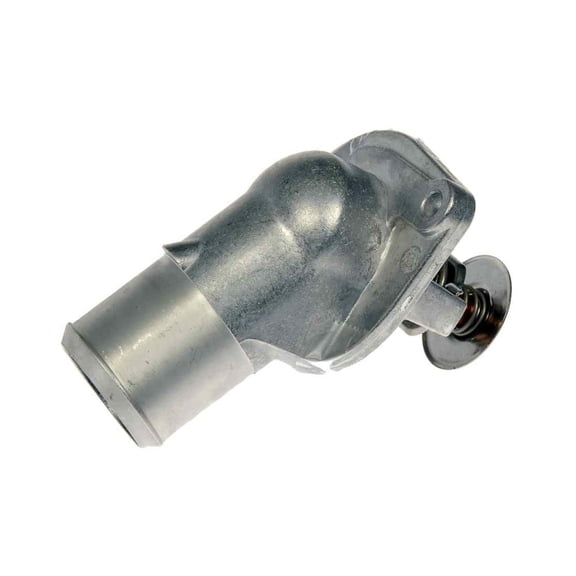 KarParts360 For Chevy Avalanche 1500 2002 2003 Thermostat Housing | Aluminum Material | Natural Finish | With Thermostat Included | 1.3 Inches Inside Diameter, 4.38 Inches Flange Length | For 379-180