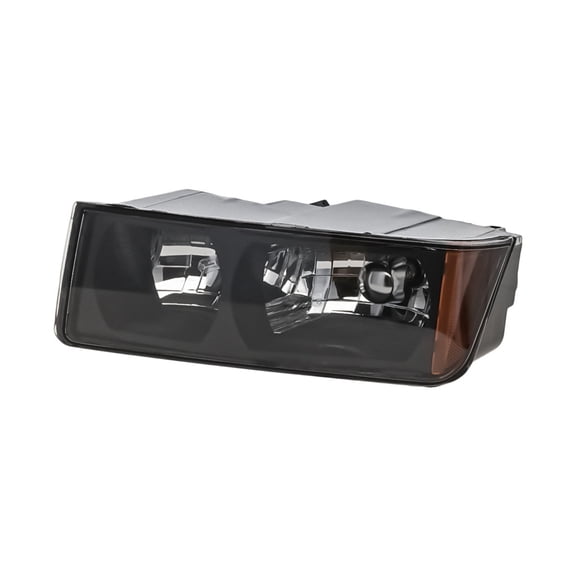 KarParts360 For Chevy Avalanche 1500/2500 2002 03 04 05 2006 Headlight Assembly Driver Side | Clear Lens | Composite Type | With Bulbs | With Body Cladding | Replacement For GM2502219 | 15136536