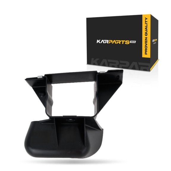 KarParts360 For Chevy Avalanche 1500/Avalanche 2500 2002 03 04 05 2006 Bumper Tow Hook Cover Driver Side | Front | Base/LS/LT Model | Black | Plastic | Replacement For GM1029114 | 10392477