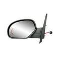 thumbnail image 1 of KarParts360 For Chevy Avalanche 2007 2008 Door Mirror Driver Side | Textured Black | Chrome Housing | Power | Power Folding | Heated | With Puddle Light | Replacement For GM1320499 | 25831064, 1 of 5